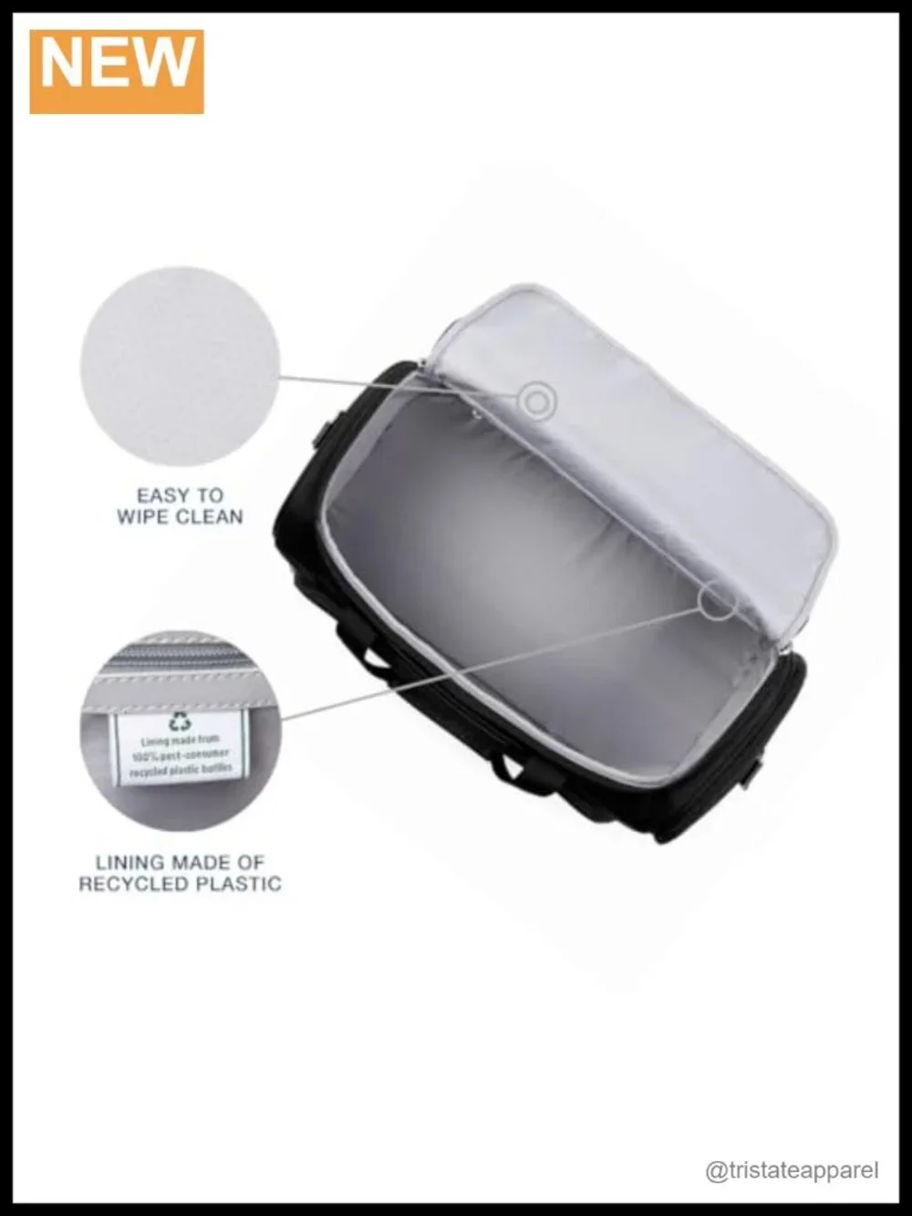 Lightweight Carry-on Weekender Duffel with Drop-Bottom Compartment